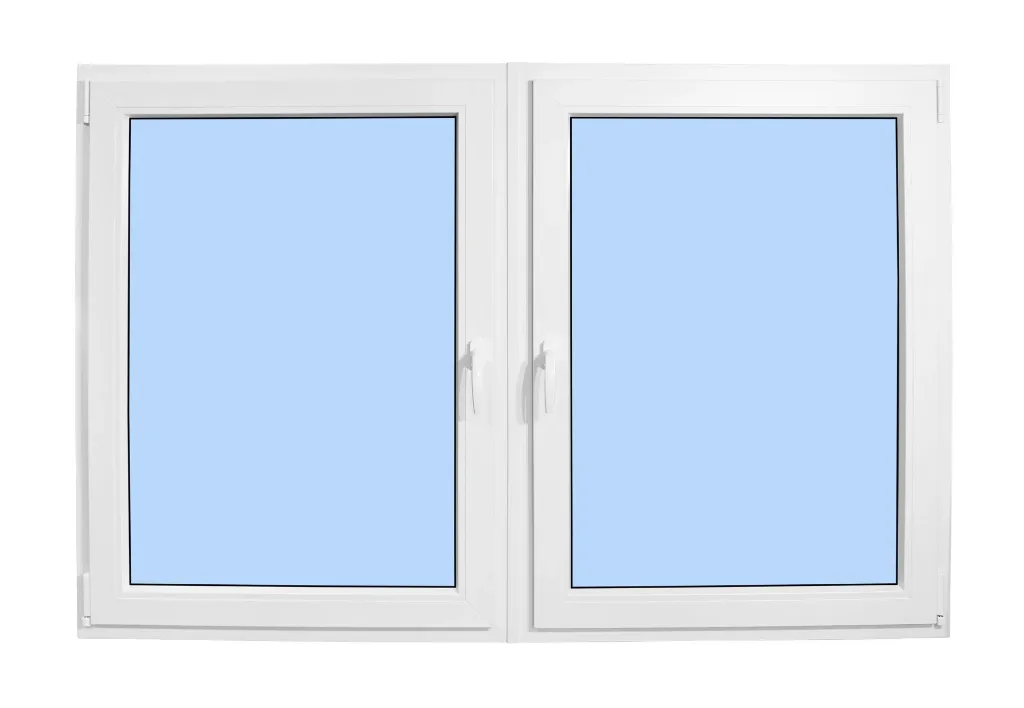 European Tilt and Turn Window Black Exterior White Interior 48x48 Left Right Inswing