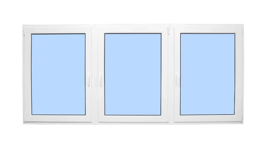European Tilt and Turn Window Black Exterior White Interior 72x20 Left Left Right Inswing